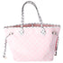 Louis Vuitton Neverfull MM Giant Monogram Tote Bag M44567 Rouge Pink